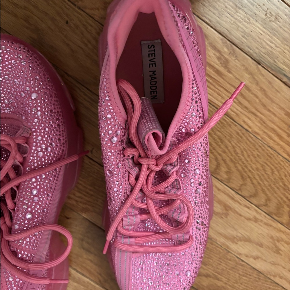 Steve Madden Maxima Rhinestone Shoes - Picture 6 of 7